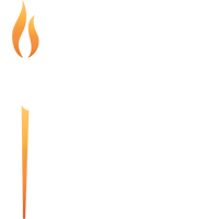 Spirits of Meath festival logo depicting a flame with a triskel at the centre and the words 'Spirits of Meath Halloween Festial'