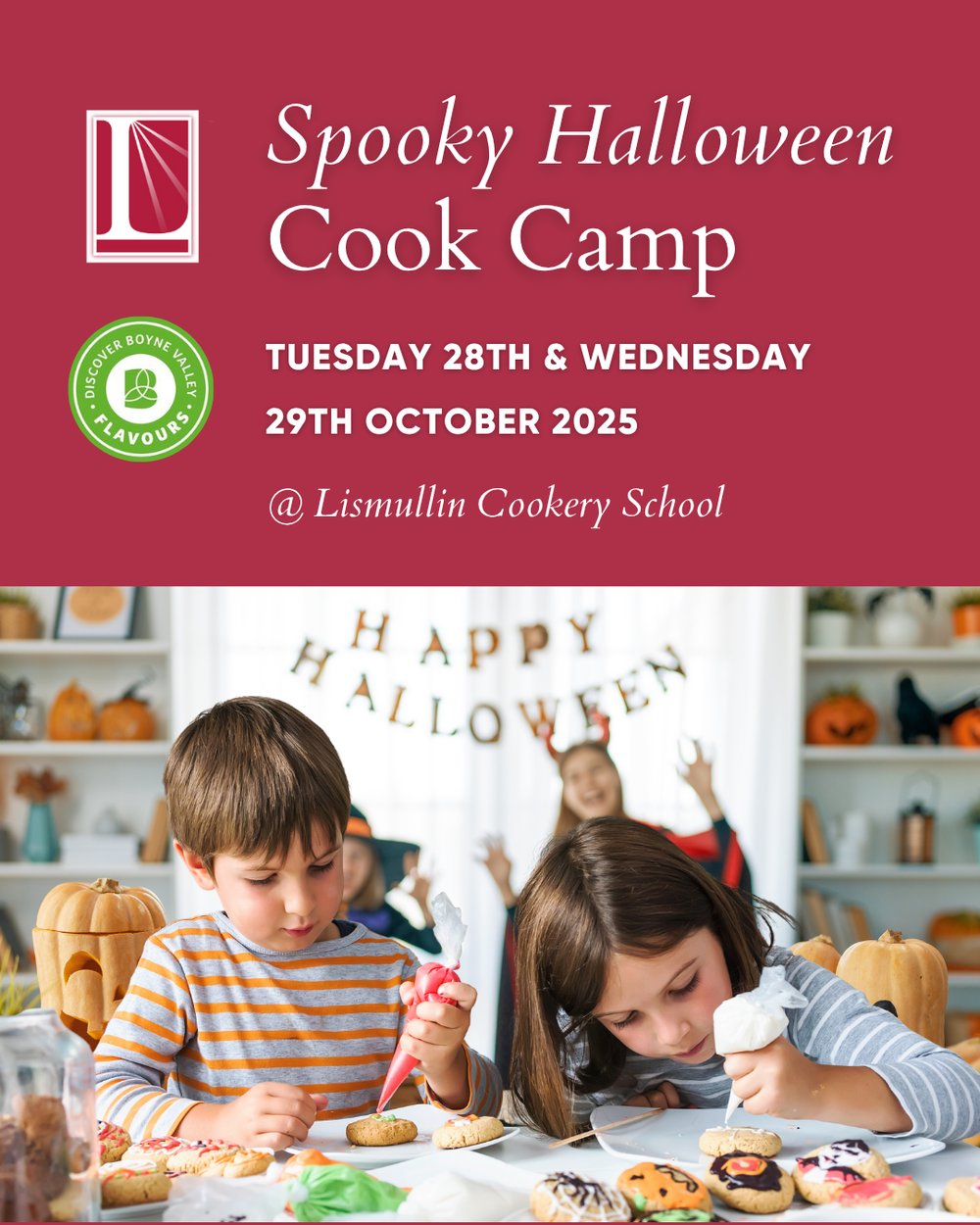 Spooky Halloween Cook Camp at Lismullin Cookery School